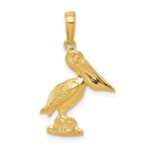 10k Pelican Pendant