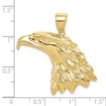 10K Eagle Head Pendant - Image 4