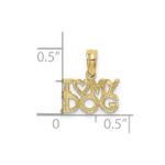 10k I HEART MY DOG Charm - Image 3