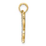 10K w/ Rhodium Butterfly Charm - Image 2