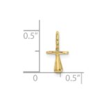 10K Gold Polished 3-D Pacifier Charm - Image 3