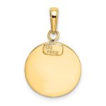 10k Saint Michael Medal Pendant - Image 4