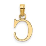 10K Polished C Block Initial Charm - Image 4