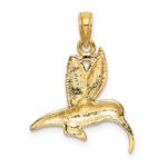 10K Textured Hummingbird Flying Charm - Image 4