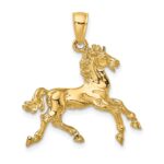 10K 3-D Horse Trotting Charm - Image 4