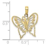 10K Cut-Out Butterfly Charm - Image 3