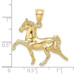 10K 3-D Tennessee Walking Horse Charm - Image 3