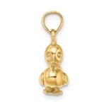 10K 3-D Duckling Charm - Image 2