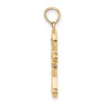 10K 3-D Enamel Gingerbread Man Charm - Image 2