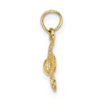 10k 2-D Mini Daisy Flower Charm - Image 2