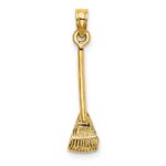 10K 3-D Leaf Rake Garden Tool Charm - Image 4