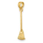 10K 3-D Leaf Rake Garden Tool Charm - Image 5
