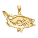10K Open Mouth Bass Fish Charm - Image 4