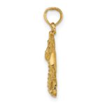 10K 2-D Stingray Charm - Image 2