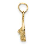 10K 2-D Nantucket Basket Charm - Image 2