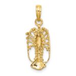 10K Florida Lobster Charm - Image 4