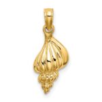 10K 3-D Mini Precious Wentletrap Shell Charm - Image 4