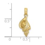 10K 3-D Mini Precious Wentletrap Shell Charm - Image 3