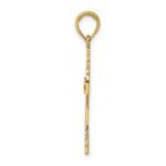 10K Claddagh Cross Charm - Image 2