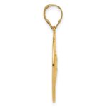 10K Polished Saint Christopher Coin Charm - Image 2