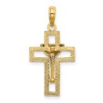 10K Polished Cross W/ Communion Cup Charm - Image 4