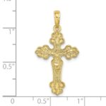 10K D/C Crucifix W /Fancy Tips Charm - Image 3