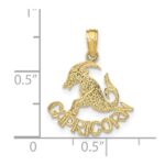 10K CAPRICORN Zodiac Charm - Image 3