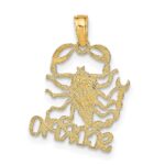 10K SCORPIO Zodiac Charm - Image 4