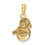 10k Snowman Pendant - Image 3