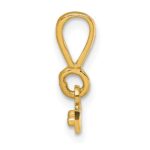 10ky Casted Large Diamond Cut Top Charm - Image 2