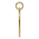 10ky Casted Large Diamond Cut Number 2 Charm - Image 2