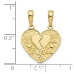 10K I LOVE YOU 2 Piece Break-A-Part Charm - Image 4
