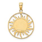 10k Polished Sun with Moon & Star Charm - Image 4