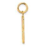 10k Medium Polished Number 8 Charm - Image 2