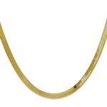 10k 4mm Silky Herringbone Chain - Image 2