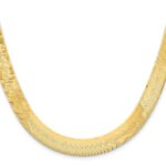 10K 10mm Silky Herringbone Chain - Image 2