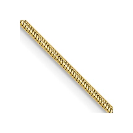 10k 1.1mm Round Snake Chain
