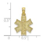 10K Medical Jewelry Symbol Pendant - Image 3