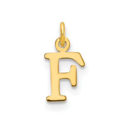 10ky Cutout Letter F Initial Charm