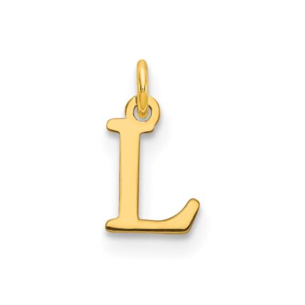 10ky Cutout Letter L Initial Charm
