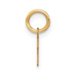 10KY Upper case Letter I Initial Charm - Image 2