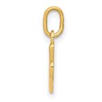 10k Yellow Gold Letter v Initial Charm - Image 2