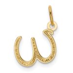 10k Yellow Gold Letter w Initial Charm - Image 3