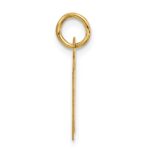 10k Large Slanted Block Initial K Charm - Image 2