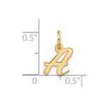 10k Small Script Initial A Charm - Image 4