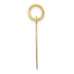 10k Large Script Letter D Initial Charm - Image 2