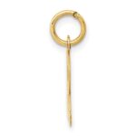 10k Small Block Initial R Charm - Image 2