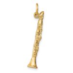 10k 3-D Clarinet Charm - Image 4