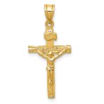 10k INRI Crucifix Charm