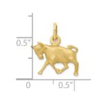 10k Taurus Zodiac Charm - Image 2